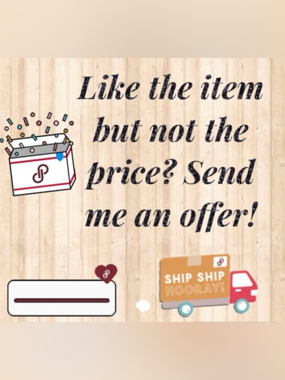 LOVE THE ITEM BUT NOT THE PRICE??? Make me an offer!!!!